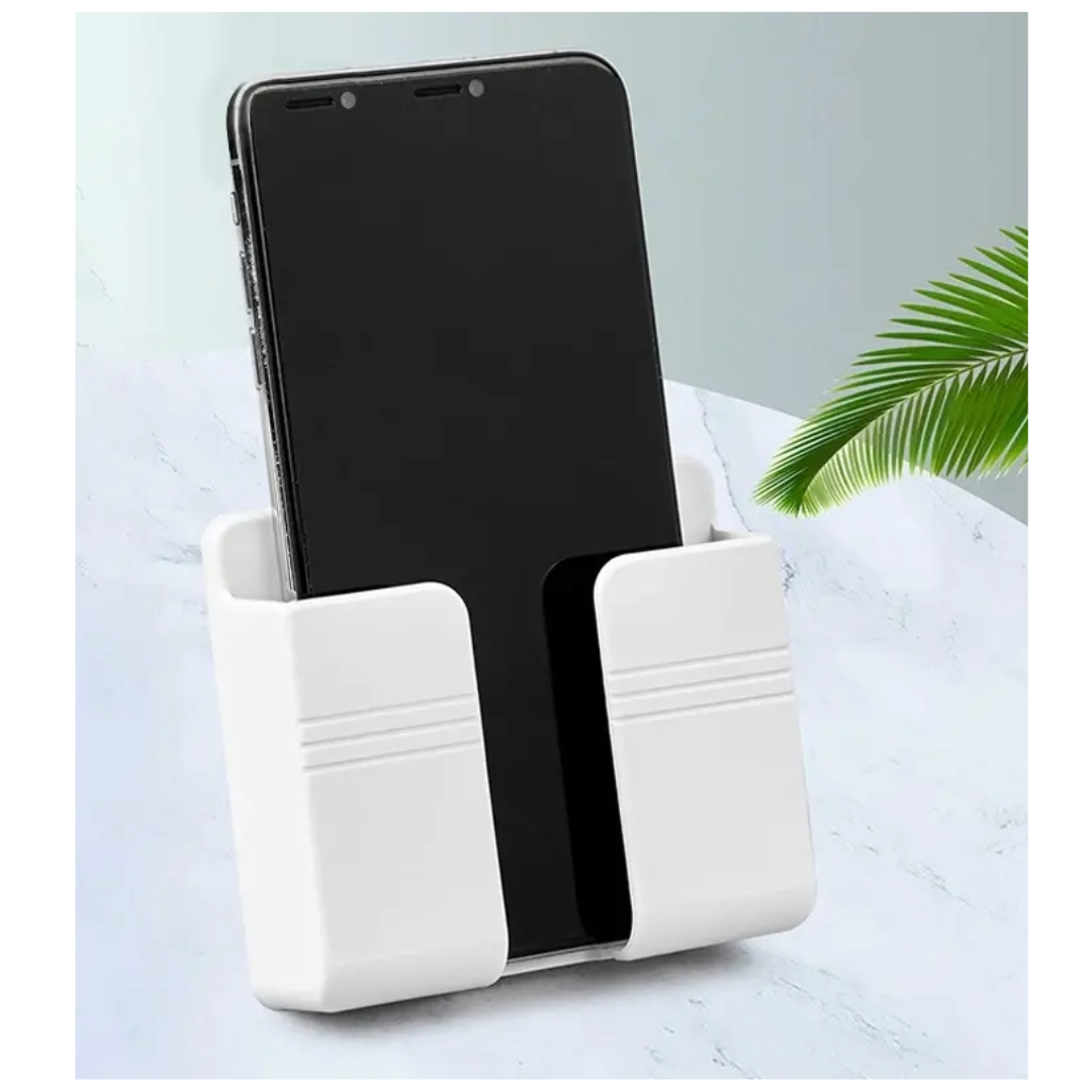 COLGADOR X2 ADHESIVO PARA COLGAR CELULAR BLANCO
