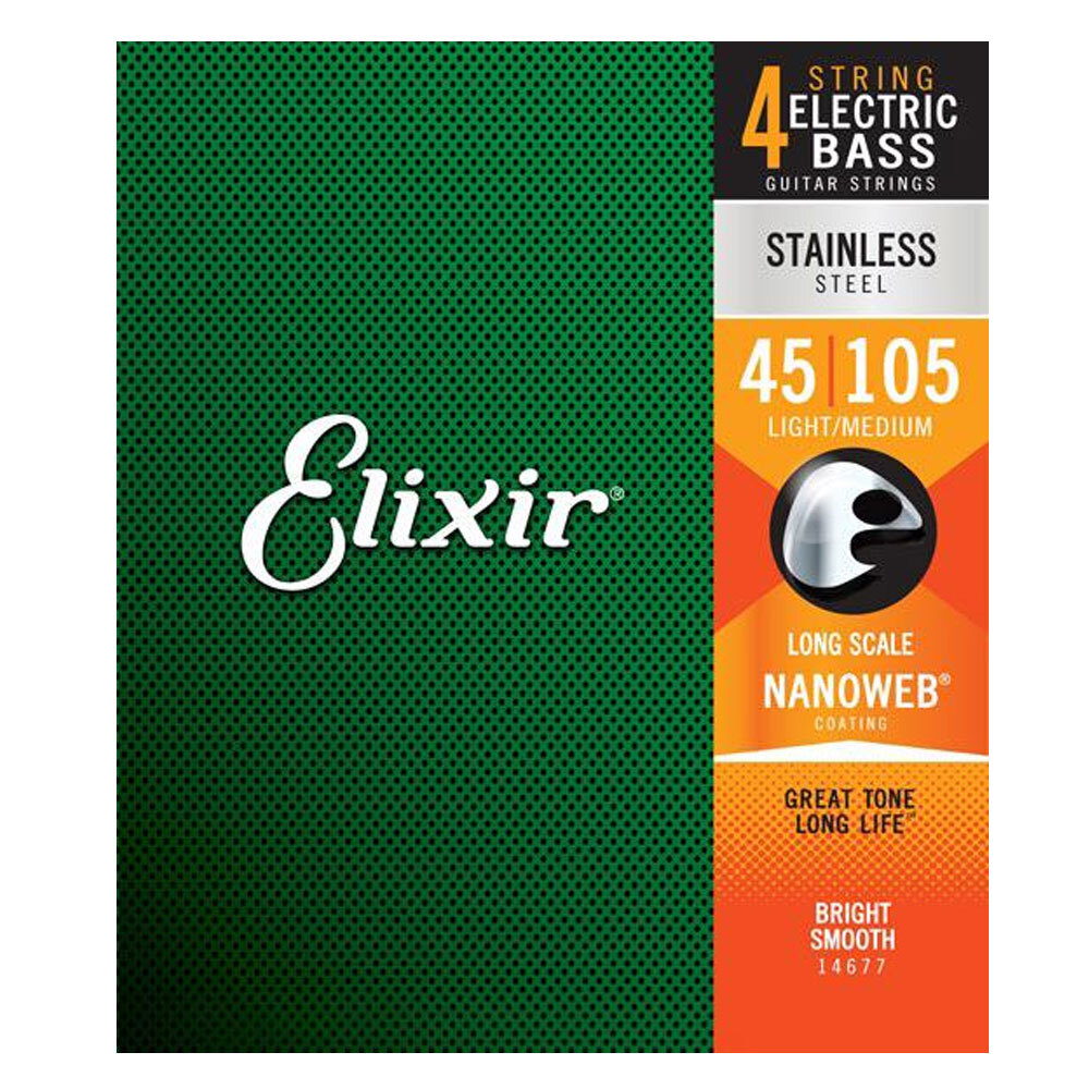 Elixir Bass Guitar Strings 45-105 Medium