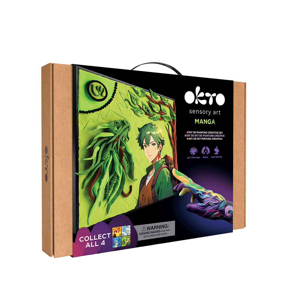 Okto DIY 3D Painting Manga 30x40cm - Earth