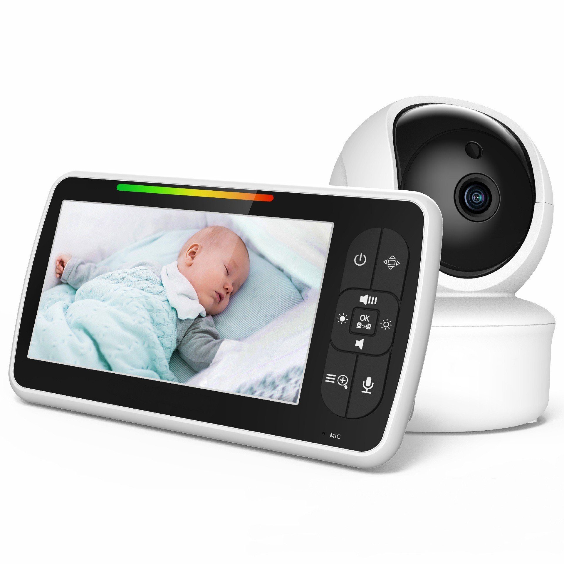 Baby Monitor Wireless Baby Monitor&colon; Real-time Monitoring & Temperature Control