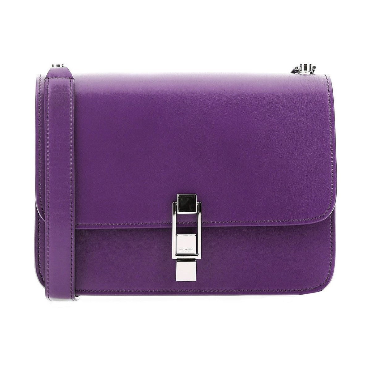 Saint Laurent Carre Royal Purple Ultra Soft Calf Leather 585060