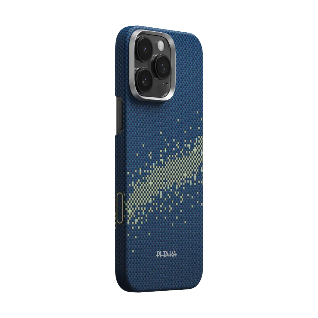 PITAKA Aramid Fibre Ultra-Slim Case for iPhone 16 Pro (Milky Way Galaxy)