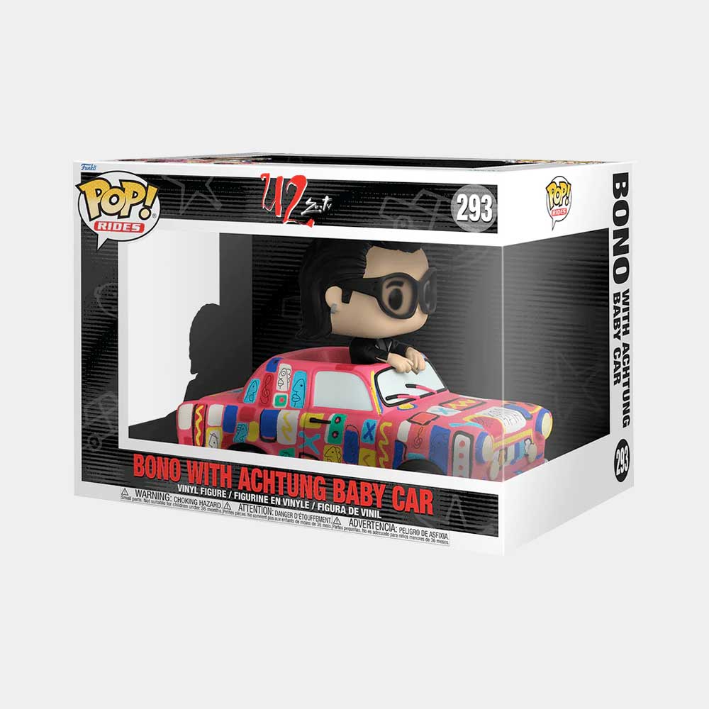 FUNKO POP! RIDES: U2 ZOOTV - BONO WITH ACHTUNG BABY CAR