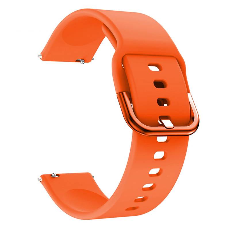 CORREA SILICONA LISO PARA SAMSUNG GALAXY WATCH 5 / 5 PRO - NARANJA