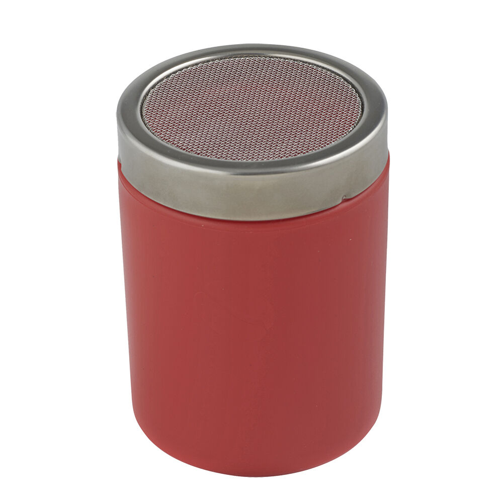 Crema Pro Cocoa Shaker Flour Powder Duster Sprinkler Kitchen/Barware (Red)
