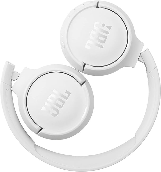 JBL Tune 510BT&colon; Wireless On-Ear Headphones with Purebass Sound - White