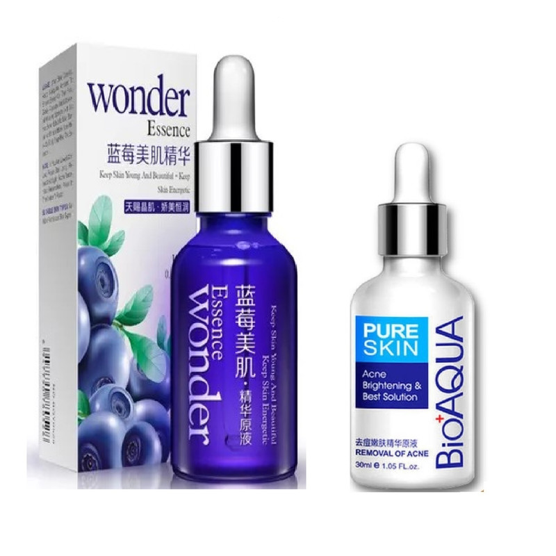 SERUM BLUEBERRY - BIOAQUA + SERUM ANTI ACNE - BIOAQUA