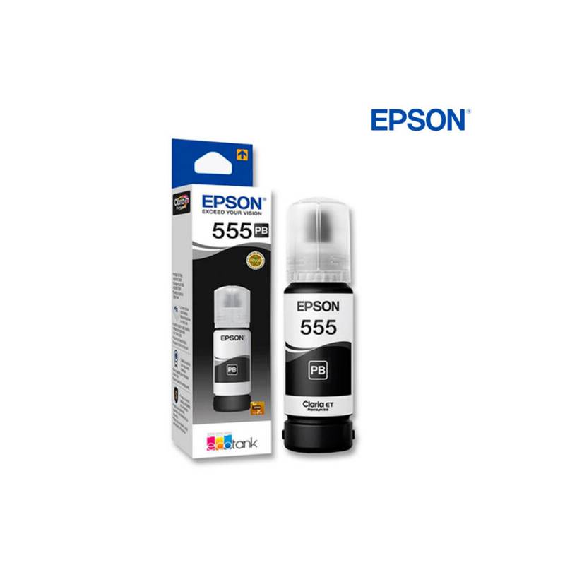 BOTELLA DE TINTA EPSON T555120 NEGRO ORIGINAL