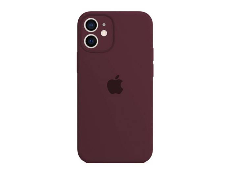 SILICONE CASE CON P/CÁMARA IPHONE 11 - GUINDA