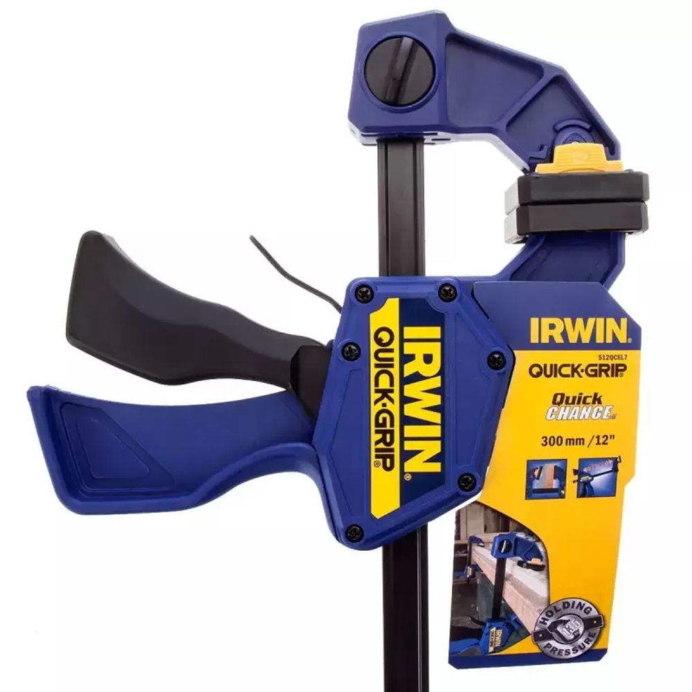 SET 2 PRENSAS DE BARRA IRWIN CO-1964718-001 SARGENTA QUICK-GRIP DE 12' (30CM)