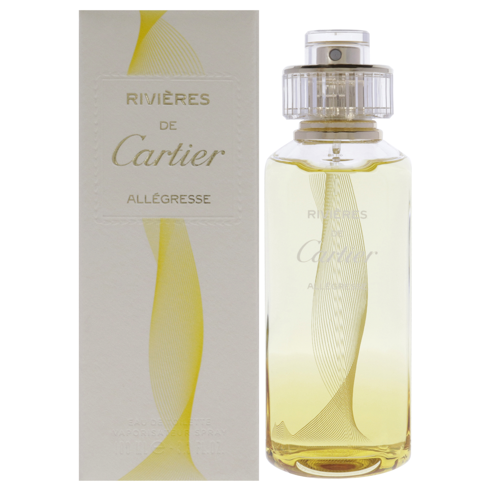 Cartier Rivieres de Cartier Allegresse For Women 3&period;3 oz EDT Spray &lpar;Refillable&rpar;
