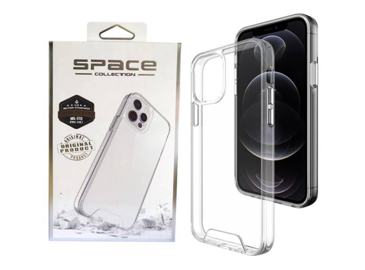 FUNDA CASE SPACE PARA IPHONE 15 - TRANSPARENTE