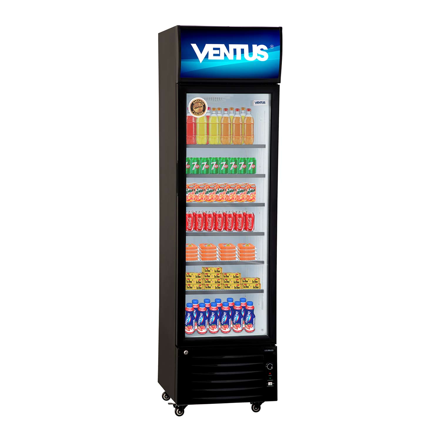 VISICOOLER VENTUS 290L 1 PUERTA LG-290LED