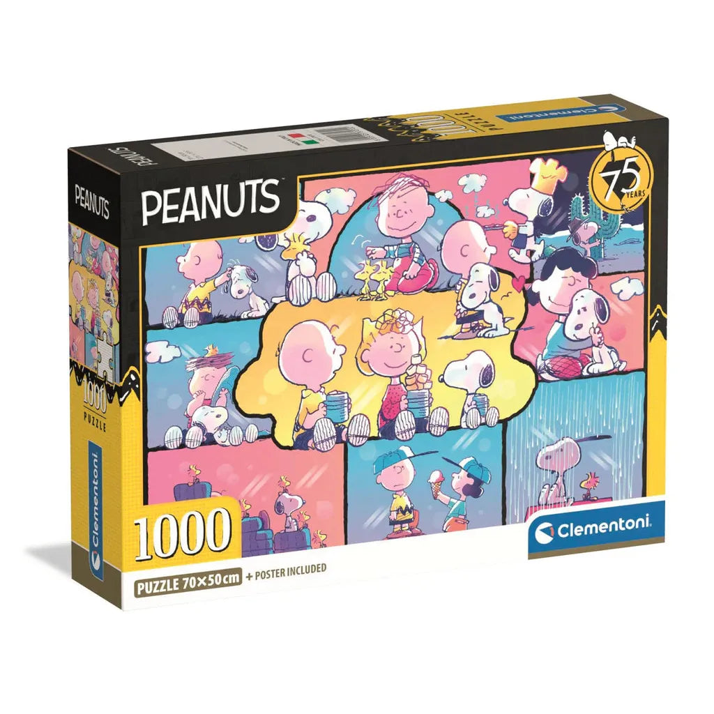 1000pc Peanuts 2 75 Years Poster Included Puzzle