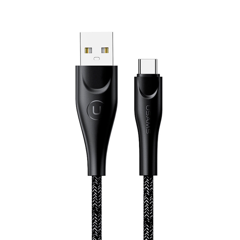 CABLE CELULAR TYPE-C  2M TEJIDO U41NEGRO