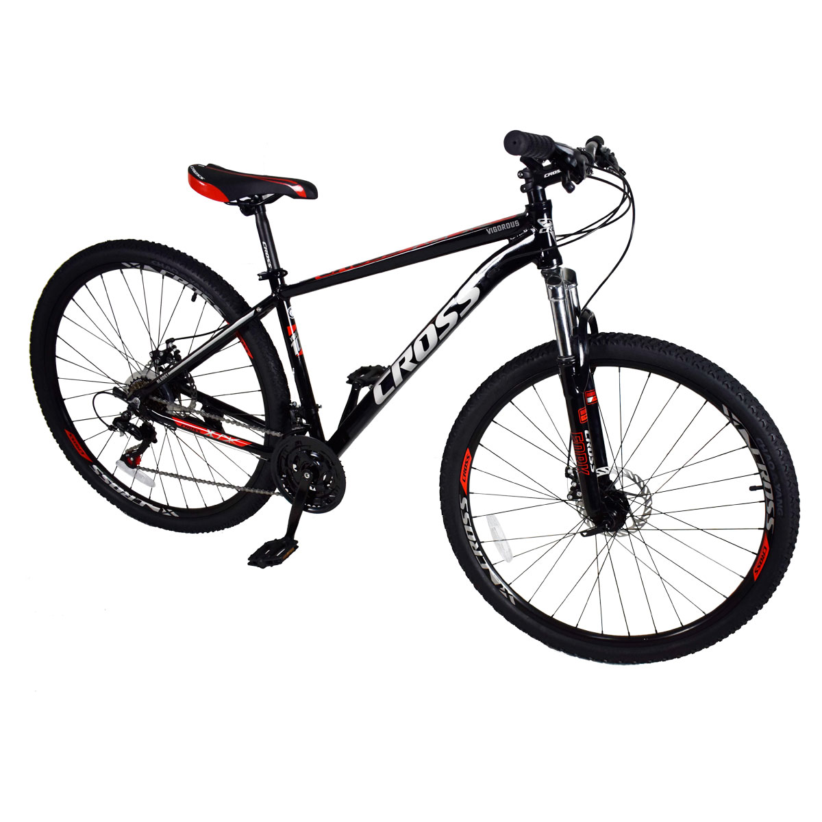 CROSS BICICLETA MTB 27.5 VIGOROUS 21V BK/RED