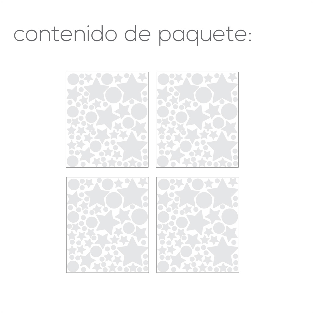 VINILOS DECORATIVOS VINILIZATE STARS DOTS GRIS