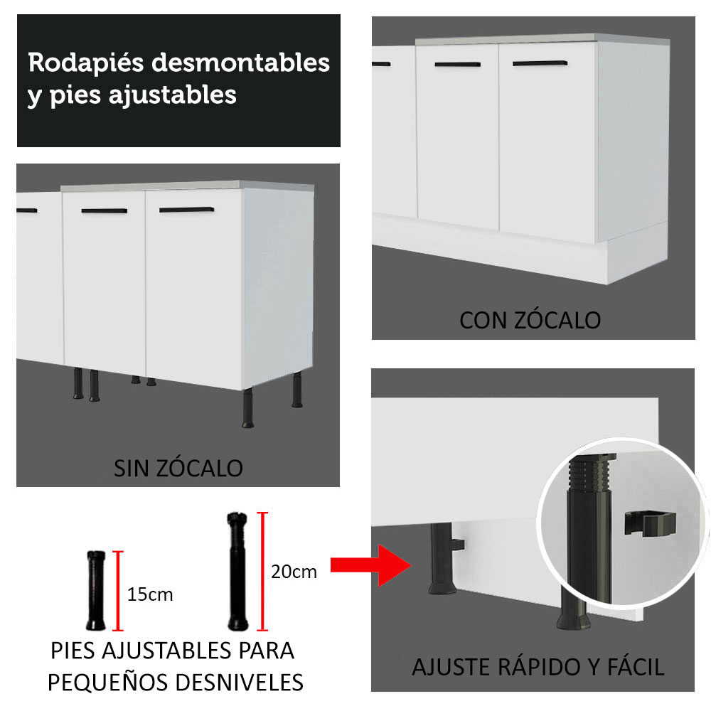 MUEBLE DE COCINA AGATA 60 CM 1 PUERTA