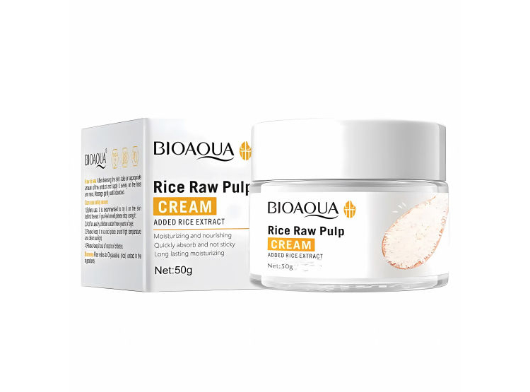 CREMA BLANQUEADORA DE ARROZ  RICE RAW PULP BIOAQUA ACLARANTE 50 G