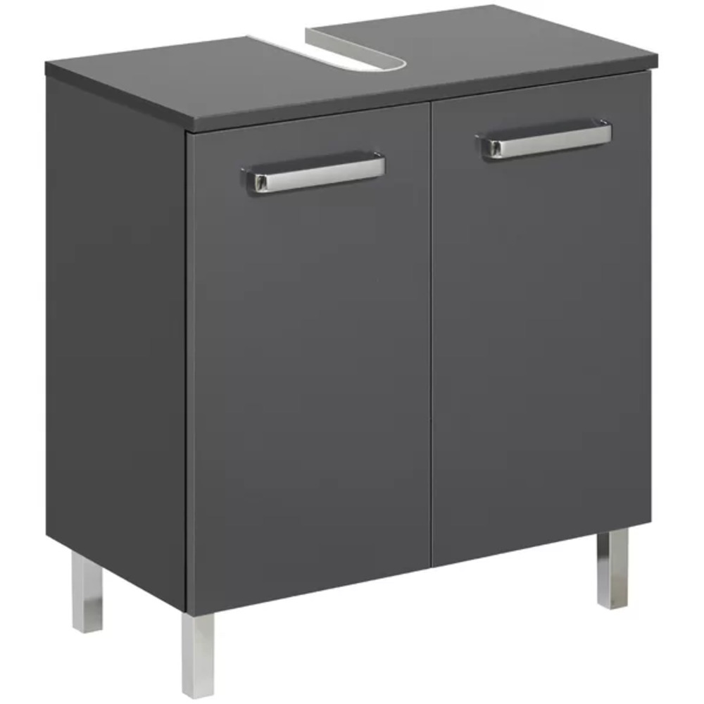 MUEBLE INFERIOR DE LAVADERO HUBB NEGRO RYR MUEBLES