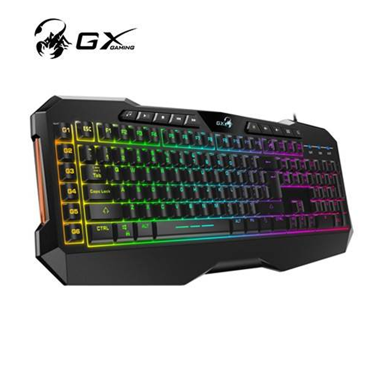 TECLADO GENIUS GX SCORPION K11 PRO GAMING RGB LED USB BLACK