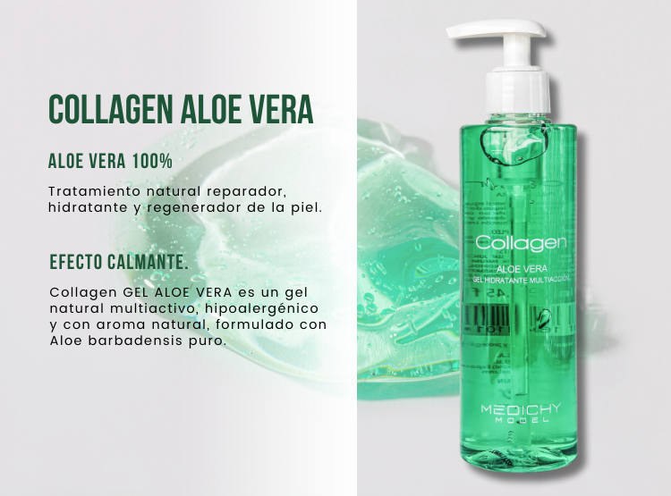 AKRON COLLAGEN GEL NATURAL MULTIACCIÓN DE ALOE VERA 250ML