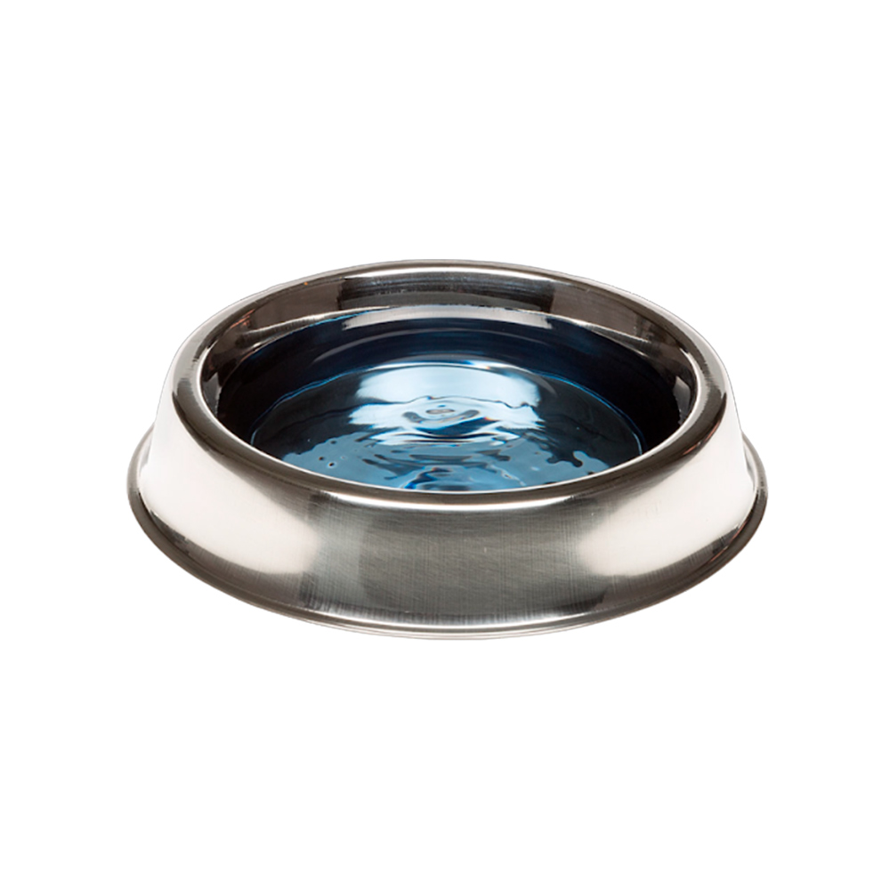 FERPLAST PLATO ELEVADO DE ACERO INOXIDABLE BOWL SUPERNOVA 90