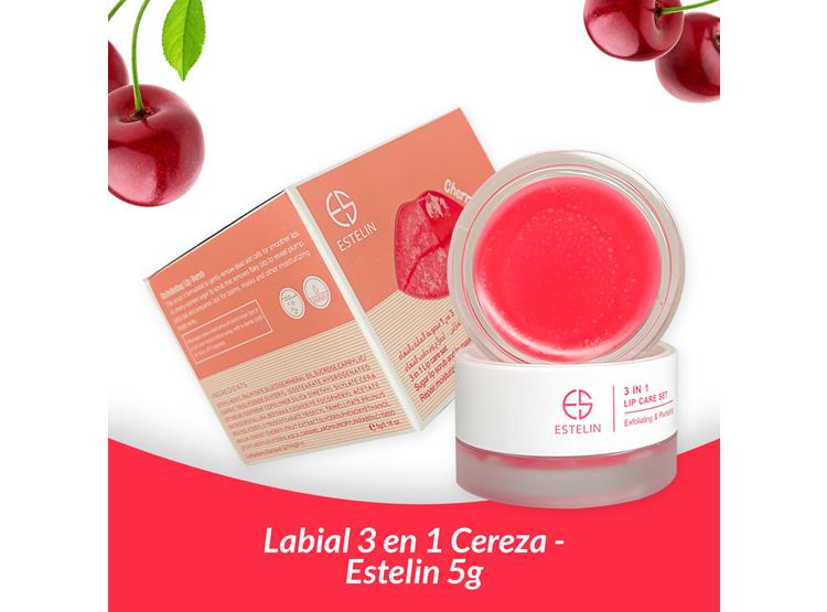 LABIAL 3 EN 1 CEREZA 5G – ESTELIN