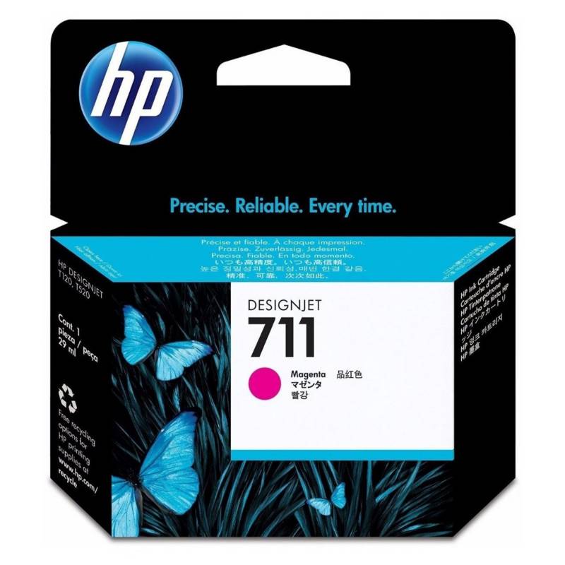 CARTUCHO DE TINTA HP 711 MAGENTA 29ML (CZ131A) ORIGINAL