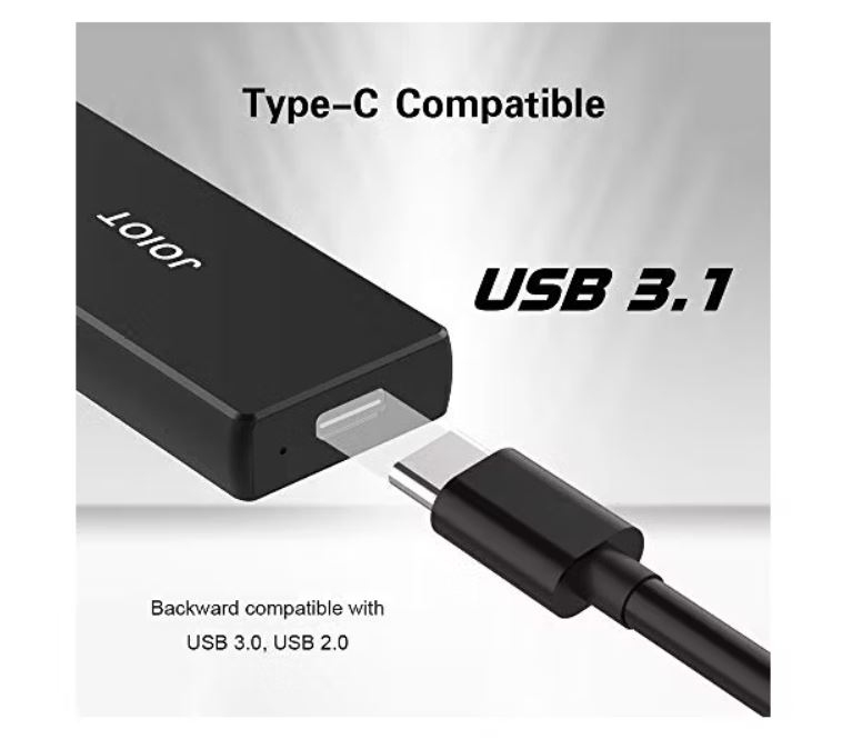 JOIOT SSD EXTERNO PORTÁTIL USB C 120 GB USB 3.1 SSD EXTERNO ULTRALIGERO MINI UNIDAD DE ESTADO SÓLIDO PORTÁTIL PARA MAC