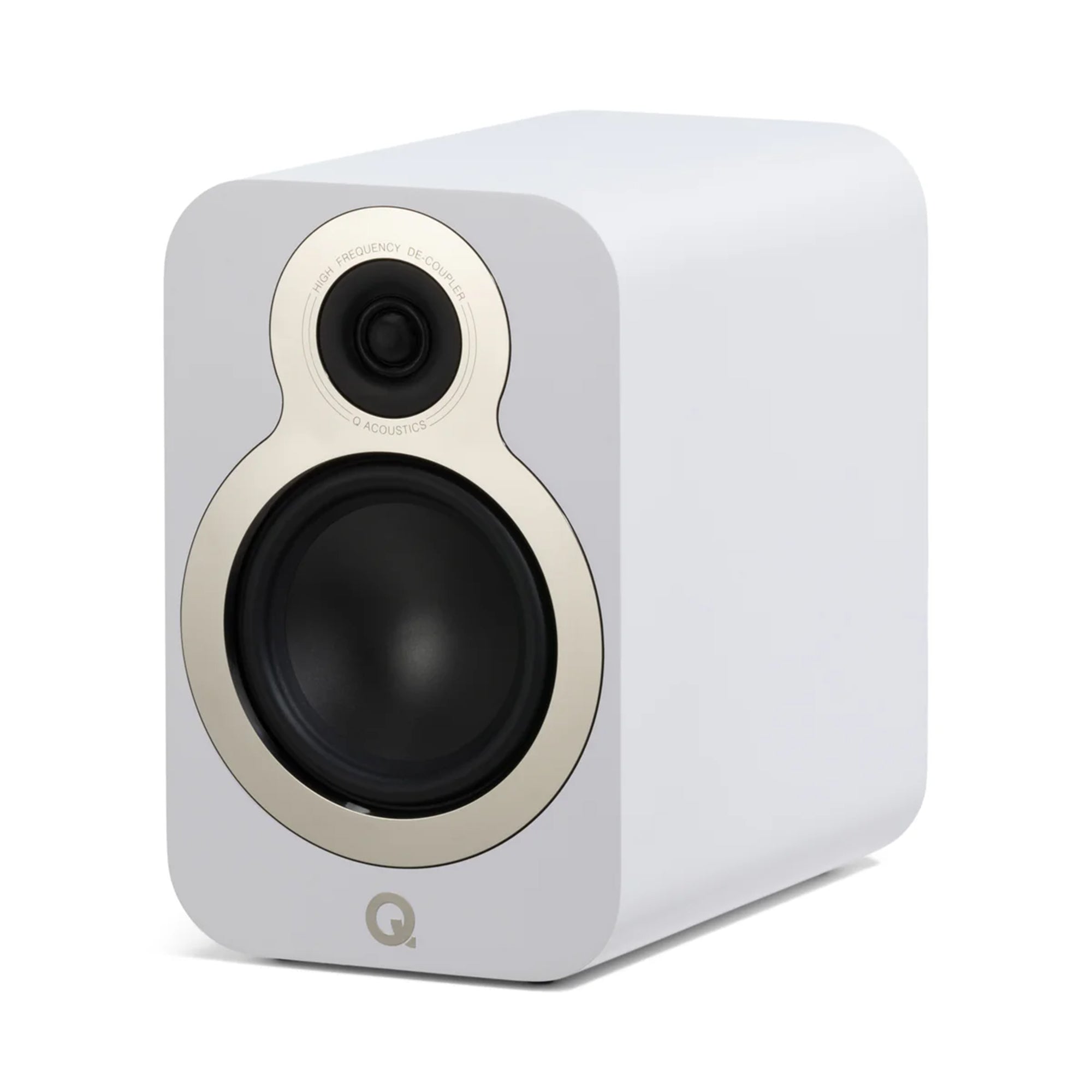 Q Acoustics 3030c Standmount Speakers Satin White Pair