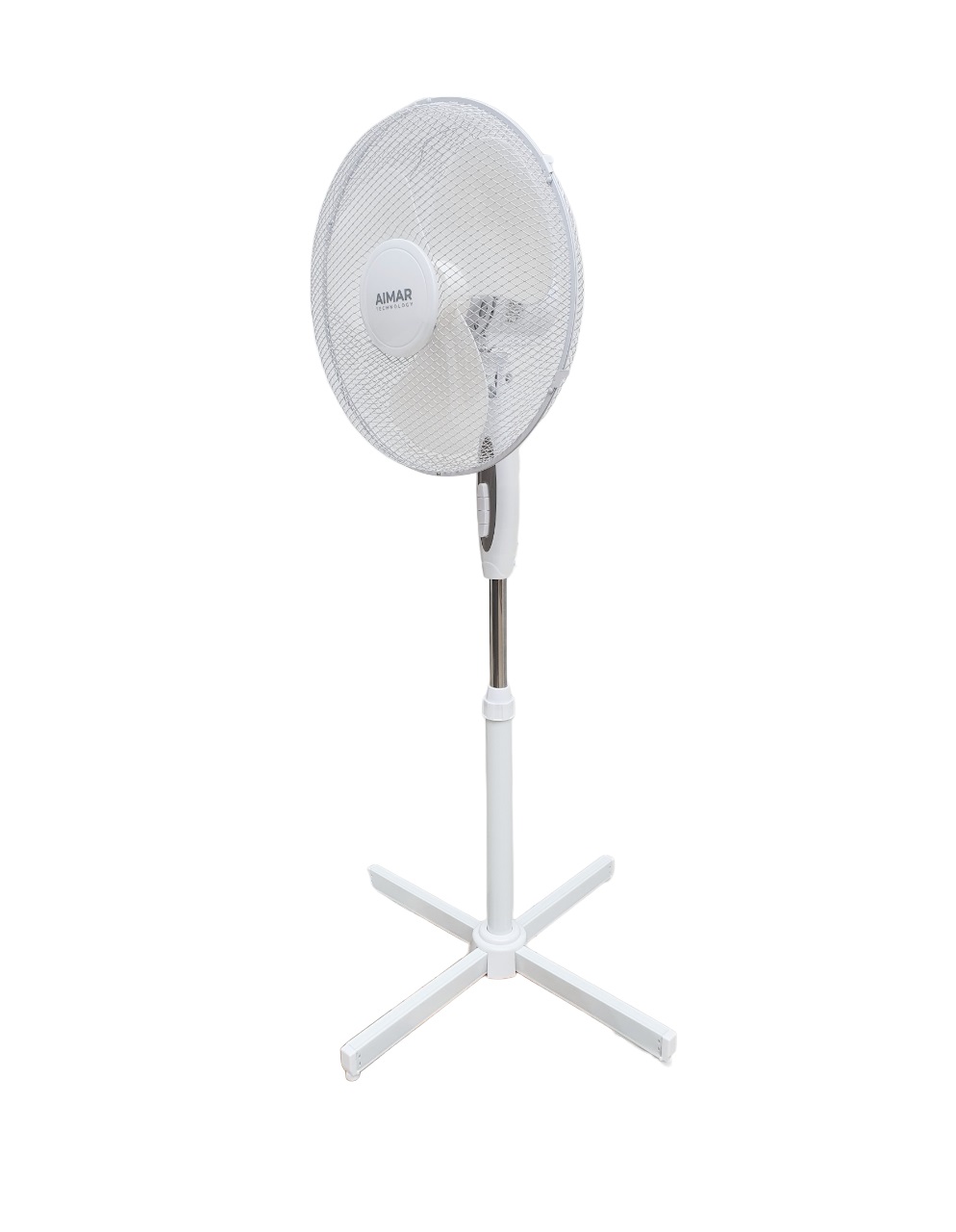 VENTILADOR DE PEDESTAL 16' 3 VELOCIDADES - BLANCO