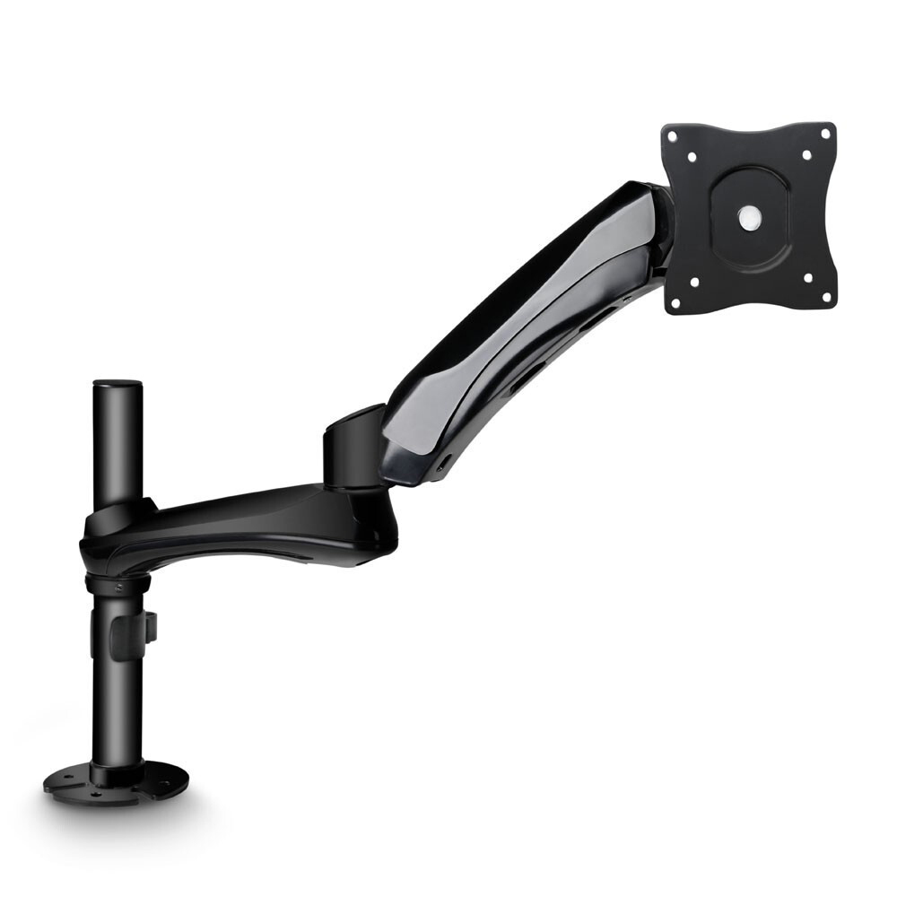 Gravity SA6131B Steel Mount Tabletop Swivel Arm Holder For 13-27" Monitor (Black)