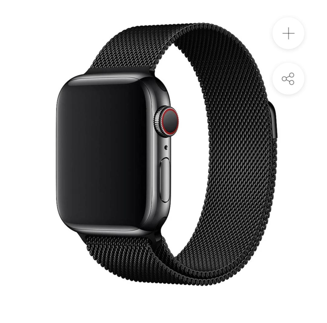 CORREA MILANESE IMANTADA NEGRO 42/44/45 MM PARA APPLEWATCH