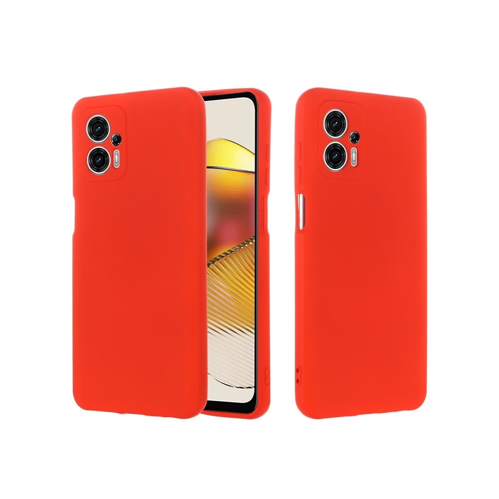 FUNDA CASE DE MOTOROLA MOTO G23 SOFT FEELING ANTISHOCK ROJO ANTIGOLPE