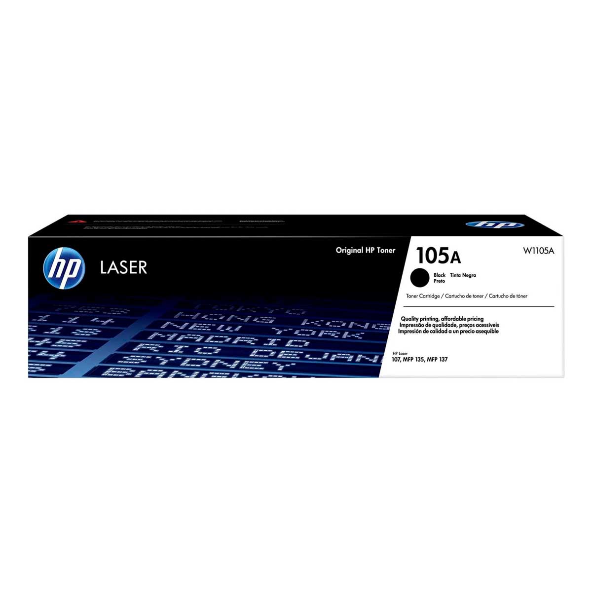 TONER HP W1105A (105A) NEGRO 1,000 PGS