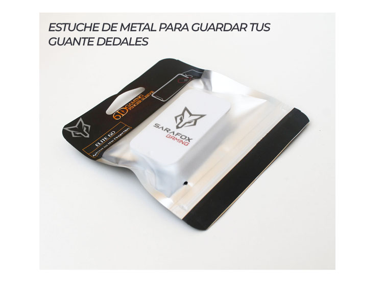 GUANTES DEDALES PROFESIONAL GAMING STAR FOX X 4 UNID