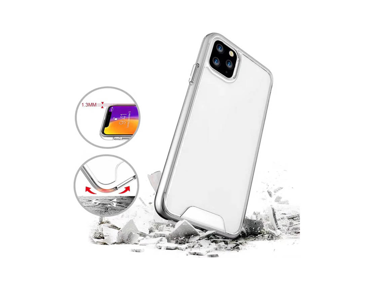 FUNDA CASE SPACE PARA IPHONE 15 - TRANSPARENTE