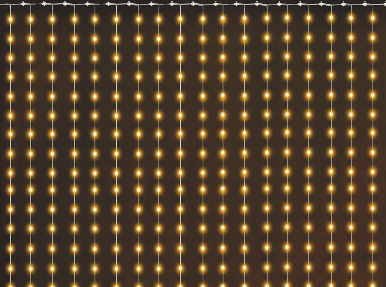 Laser Wi-Fi Curtain Light – RGB 400 LEDs (White)
