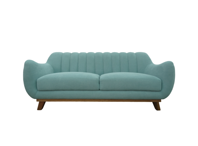 SOFA LINEA UNO MUEBLES 3-2 CUERPOS ALEXIA AQUA