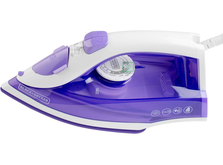 PLANCHA BLACK DECKER TRUE GLIDEI IRBD204 MORADO