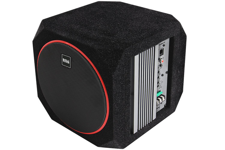 Boss Audio CUBE10 10" 4 Ohm 800W SVC Amplified Subwoofer with Enclosure