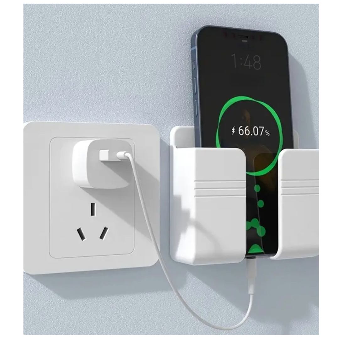 COLGADOR X2 ADHESIVO PARA COLGAR CELULAR BLANCO