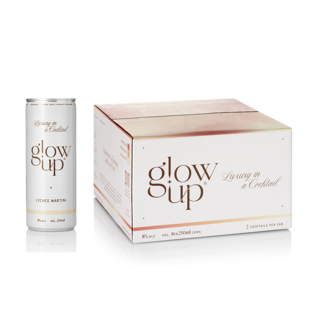 Glow Up Luxury Cocktails Lychee Martini 250ml