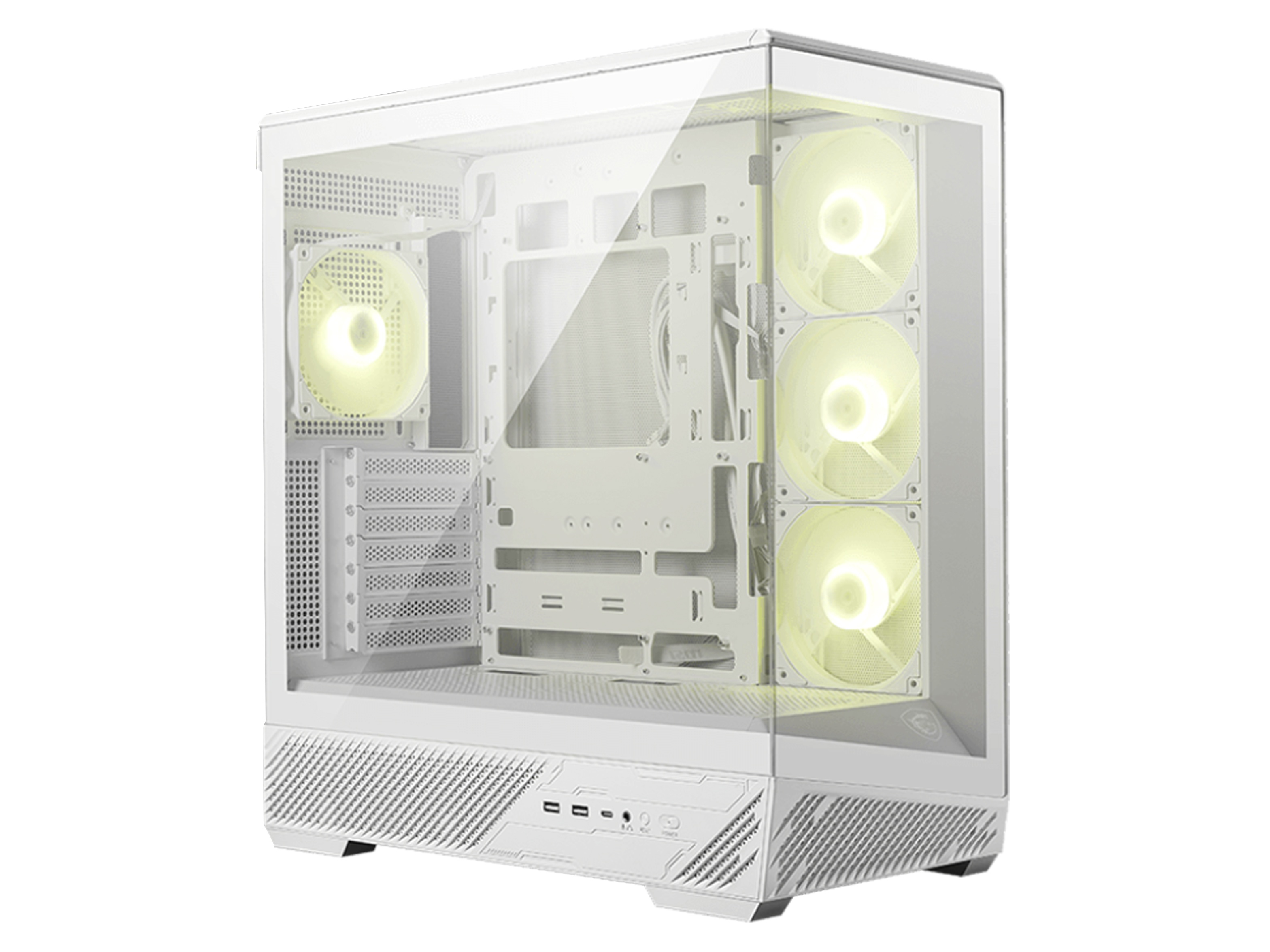 MSI MAG PANO 130R PZ ATX Mid-Tower Gaming Case - White