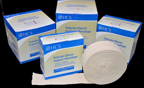 Bandage Elastic Tubular Compression Natural Latex Free, Non-Sterile