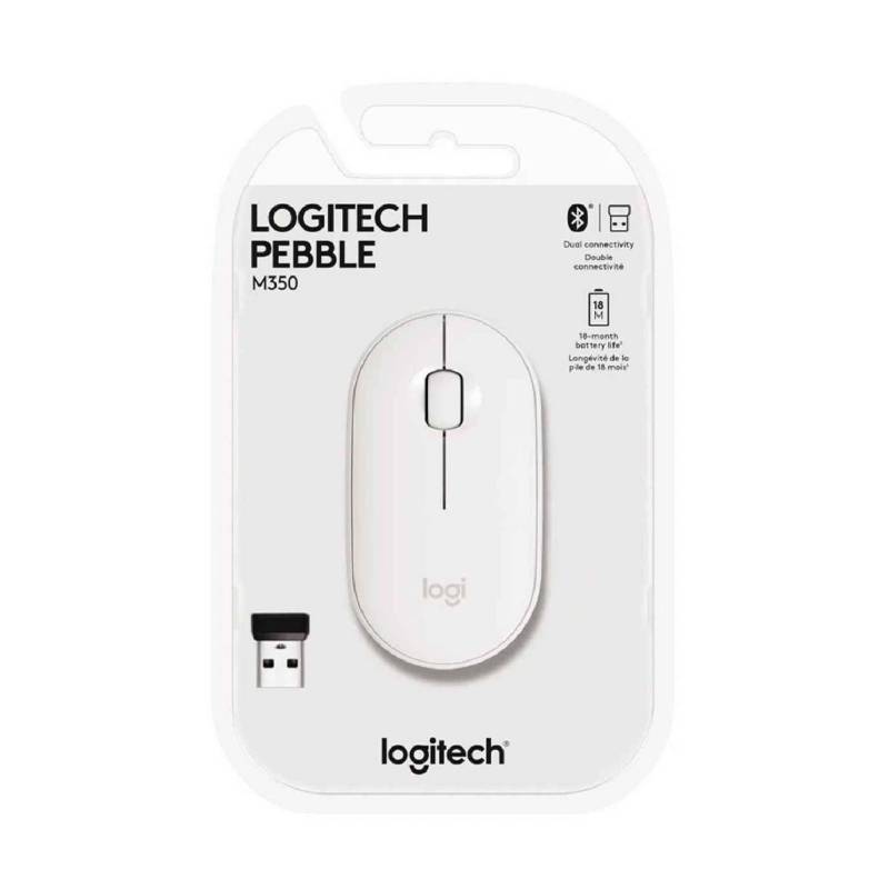 KIT LOGITECH TECLADO K380 MOUSE M350 BLUETOOTH BLANCO