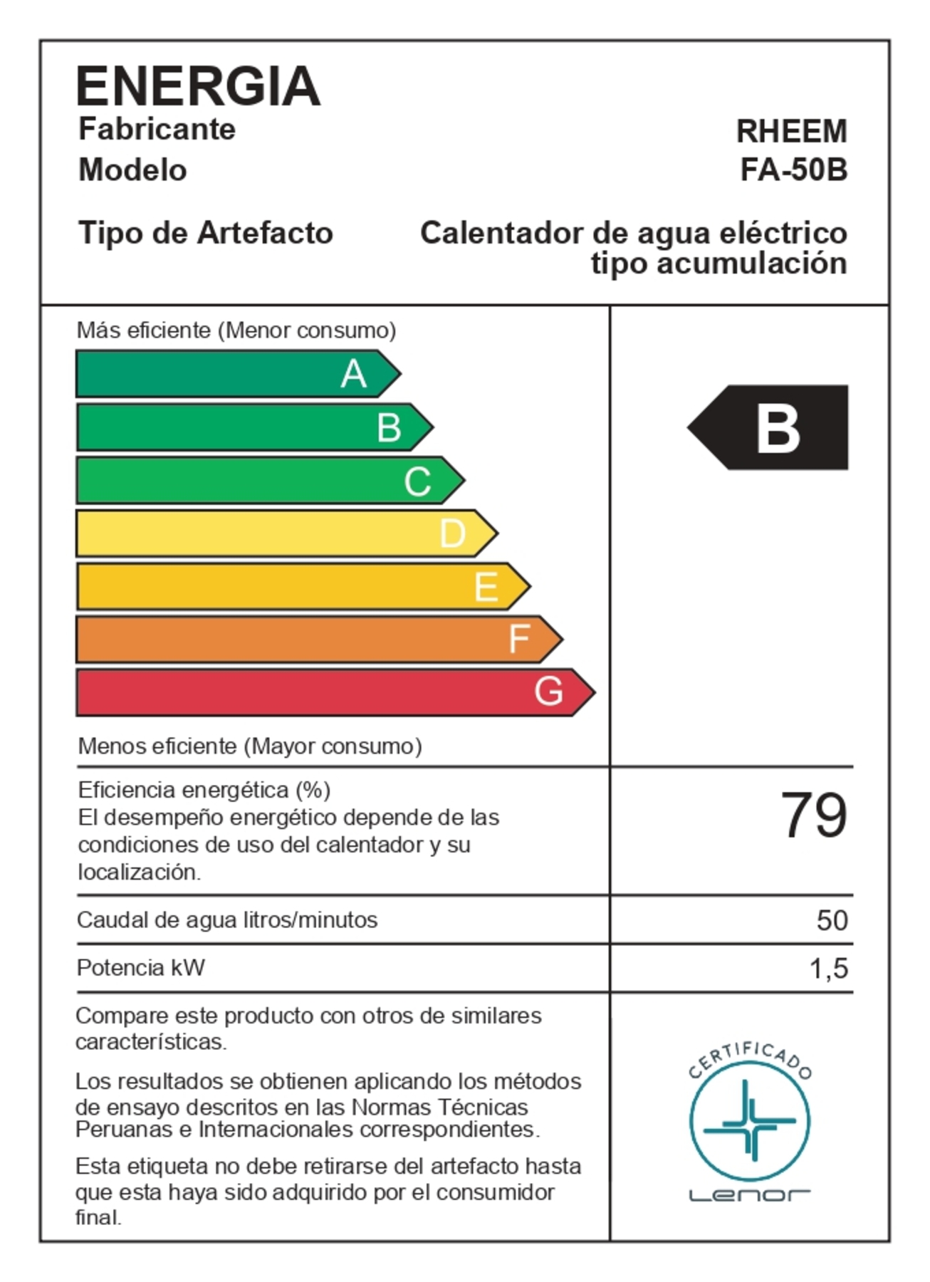 TERMA ELÉCTRICA 50 L BRYANT ZAFIRO | BLANCO