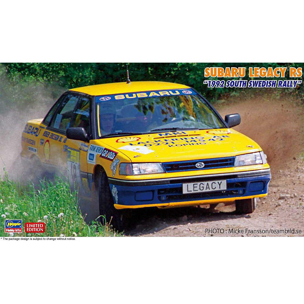 Hasegawa 1/24 Subaru Legacy RS 1992 South Swedish Rally