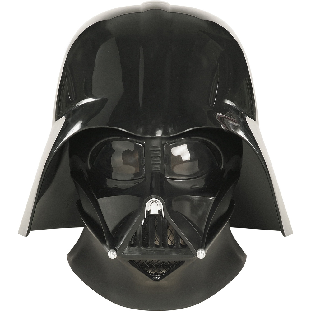 Star Wars Darth Vader Collectors 2-Piece Helmet Costume Head Accessory Adult